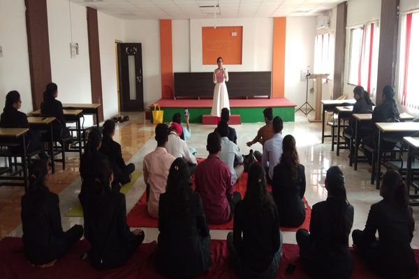 Talk on Yoga Mapping with Manageent Subjects by Ms. Ramandeep Kaur on 8th March 2019