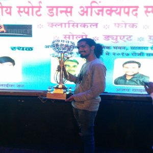 MBA Student Prashant Kamble won Dance Competition