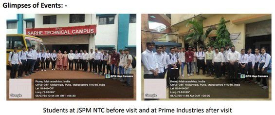 Industrial Visit at Prime Industries, Dhayari, Pune